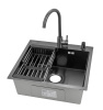 Мойка ARS 500*505 мм BLACK PVD NANO арт. 37699 ARONA