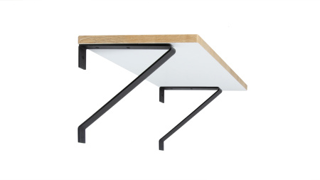 Полкодержатель DELTA P303BL.4 (BL - Чёрный матовый)