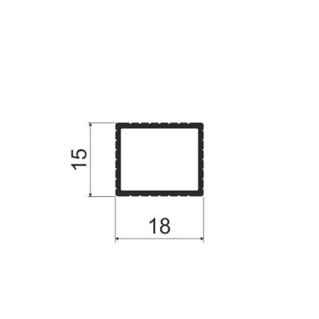 CP1 Профиль-царга передний для нижних баз , L=4м, Серебро (А00) MODUS