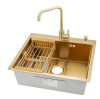 Мойка ARS 600*505 GOLD PVD NANO арт. 37704 ARONA