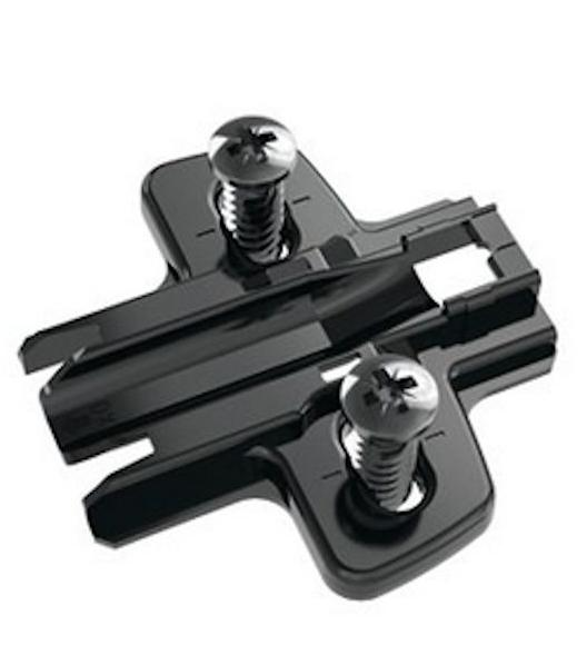 9091800 Монтажная планка System 8099 для Sensys, L37, D1,5, евровинты, черный обсидиан