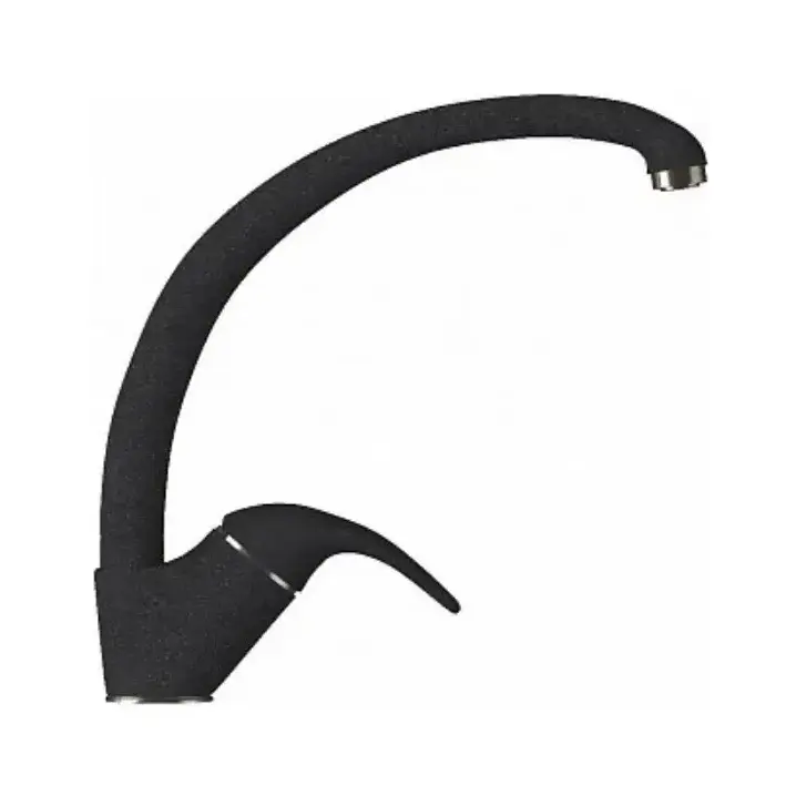 Смеситель кухонный Высокий (Polygran №16 Черный) арт. 726279 Polygran