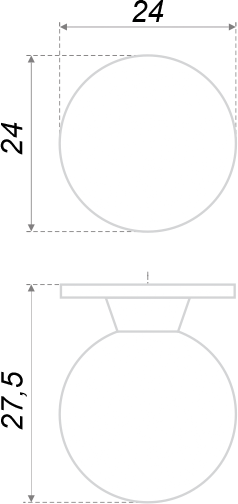 Мебельная ручка RC006CP.4