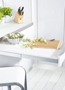 Топ Флекс 450 - 900 мм стол выдвижной телескоп,опускающийся фасад,1 шт. цвет ТИТАН, 1 уп(0052360102)