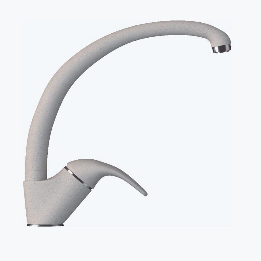 Смеситель кухонный Высокий (Polygran №14 Серый) арт. 726262 Polygran