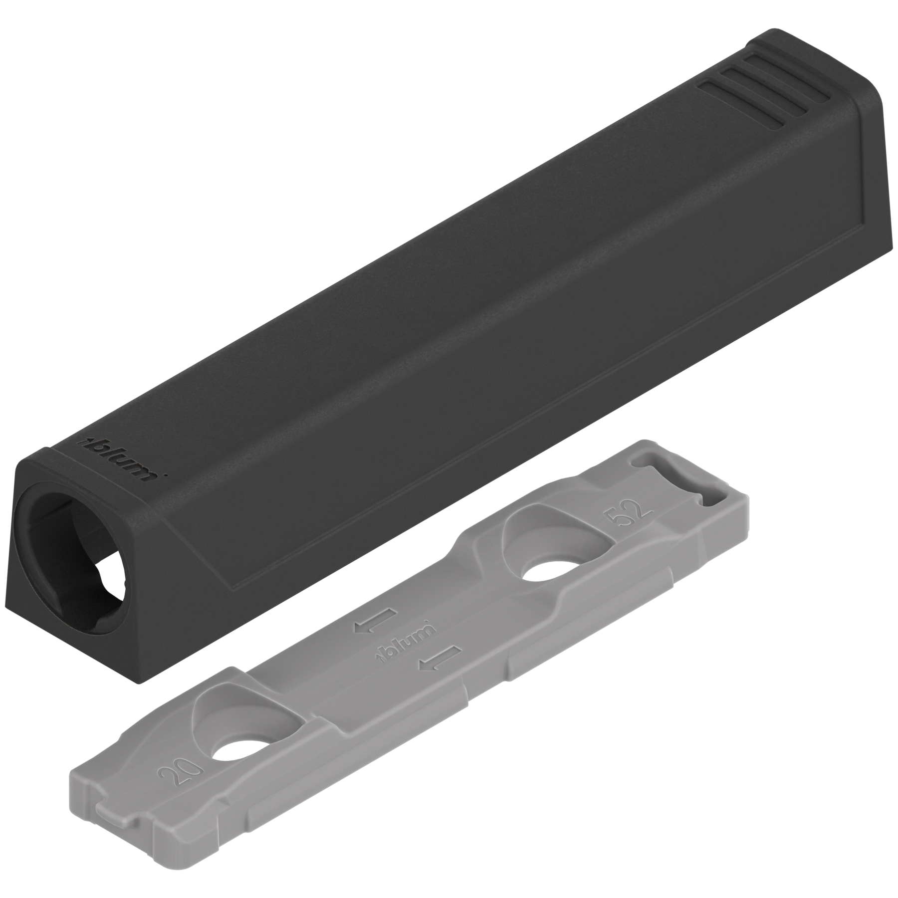 Держатель TIP-ON длинный прямой 20*32 мм 956A1201 CS (карбоновый черный) 