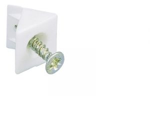 1075850 Соединитель задней стенки RV 8, пластик, белый