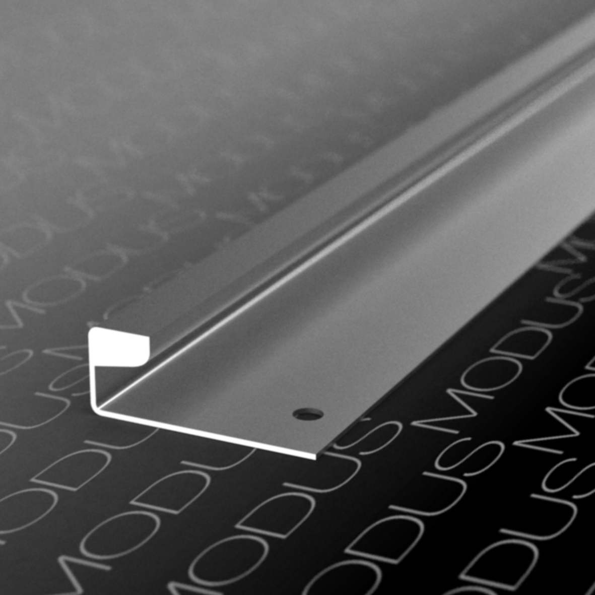 KB80 Профиль вертикальный, компенсатор 580мм, Латунь (А21) MODUS