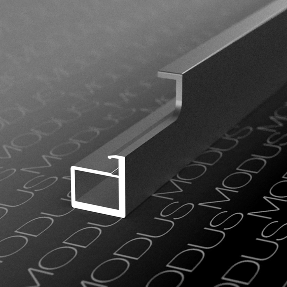 MF31 Профиль интегрированный 2,85м, Латунь (A21) MODUS