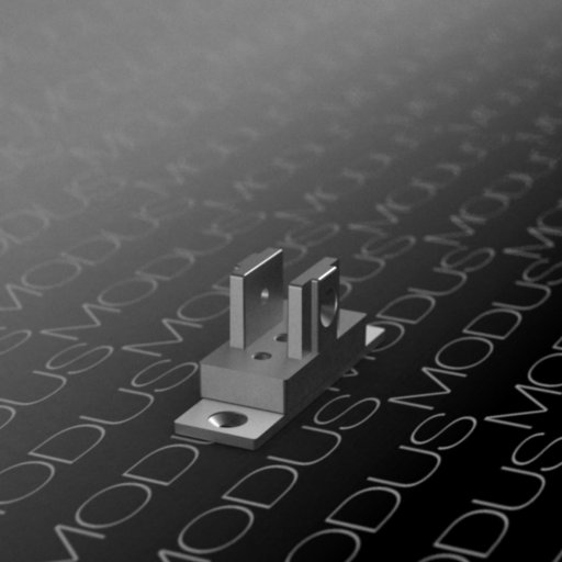 KPP02 Комплект крепления к стене, Серебро (А00) MODUS