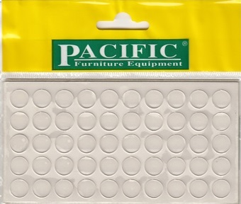 Амортизирующий элемент Pacific PC2850 (10*1,6 мм) круглый прозрачный (50шт./л)