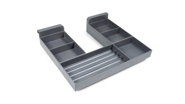 К-т лотков с держателем дна и задней стенки стандартного ящика под мойку SBH70/GRPH
