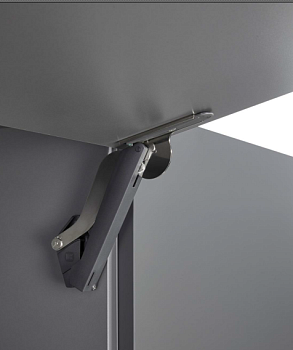 Подъемник поворотный ФриСпейс, Комплект, тип B, цв антрацит/никель, вес фасада 0,7-4,3 кг 2722347500