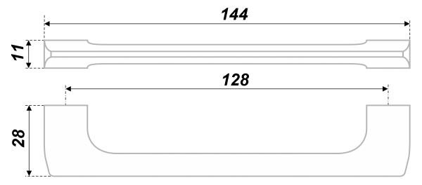 RS038SC.4/128 (Ручка мебельная)