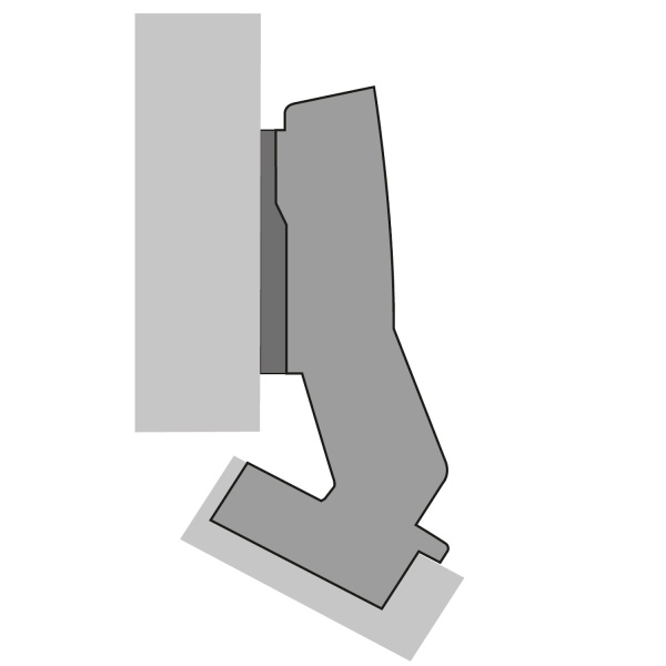 9088016 Петля Sensys 8639i, угол корпуса W30, угол 95гр, чашка TH52 D35, накладная, B2