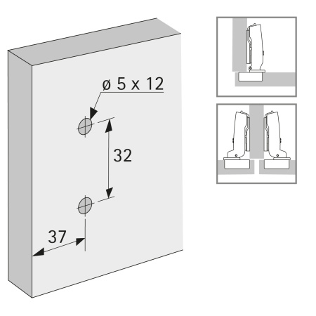 9071625 Крестообразная монтажная планка System 8099 Sensys, Intermat, L37, D0, евровинты