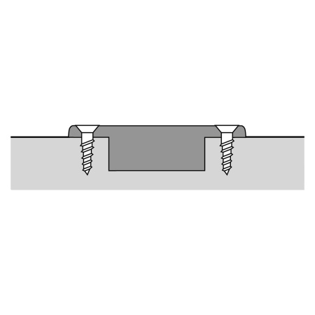 9155241 Петля Intermat 9935 для профильных дверей, угол 95гр, чашка TH22 D40, накладная, B18