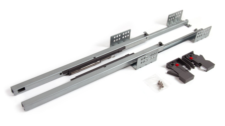 Направляющие механизмы В-Slide DB7772Zn/450 скрытого монтажа с доводчиком