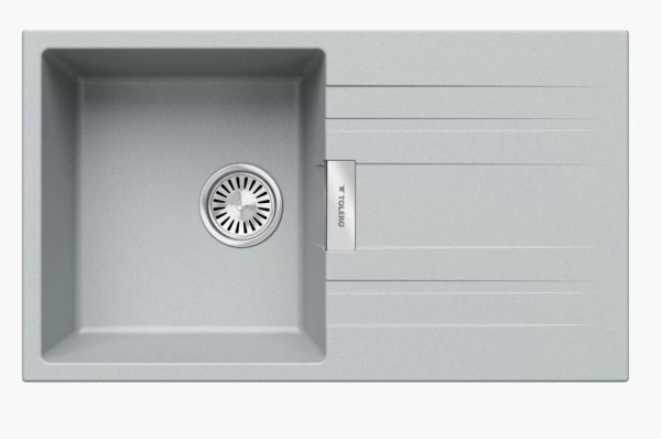 Мойка прямоугольная Tolero Loft TL-750 (Платина) арт. 856264