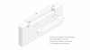 Мебельная ручка ADAM RT021CP.1/000/160 (CP - Хром полированный)