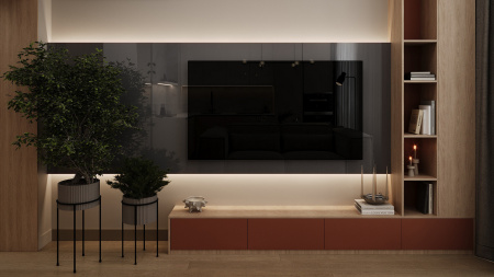МДФ Egger PerfectSense Smart R005 GS Серый графитовый глянец (2800*1220*18 мм)