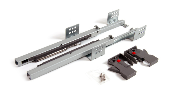 Направляющие механизмы В-Slide DB7772Zn/300 скрытого монтажа с доводчиком