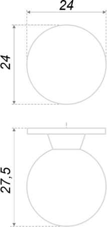 Мебельная ручка RC006CP.4