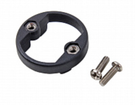 Декоративная фронтальная крышка H16BL овальная (чёрная)