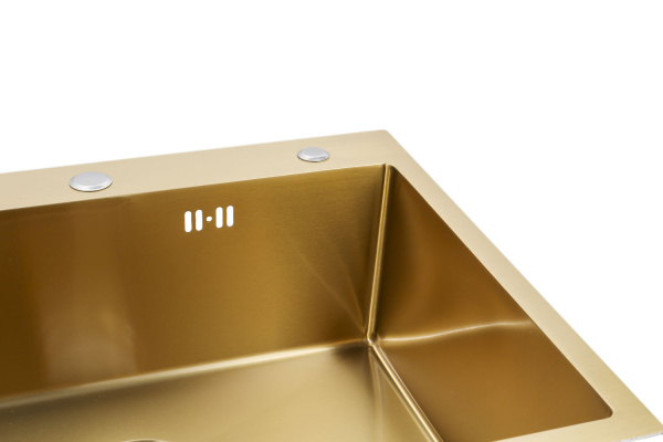 Мойка ARS 600*505 GOLD PVD NANO арт. 37704 ARONA