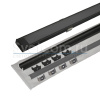 КСС алюм.профиль 1506W-02 накладн.+диффузор плоский+4клипсы+4загл, L=2м, Черный 17.800.00.398 (GLS)