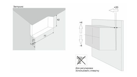 CH05 - Навес для шкафов (2 ШТ компл.с заглушками и крепежом, до 95 кг) (Boyard)