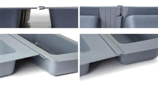 Блок для ножей BLӦKI PC15/GRPH/206x430 (GRPH - Графитовый)