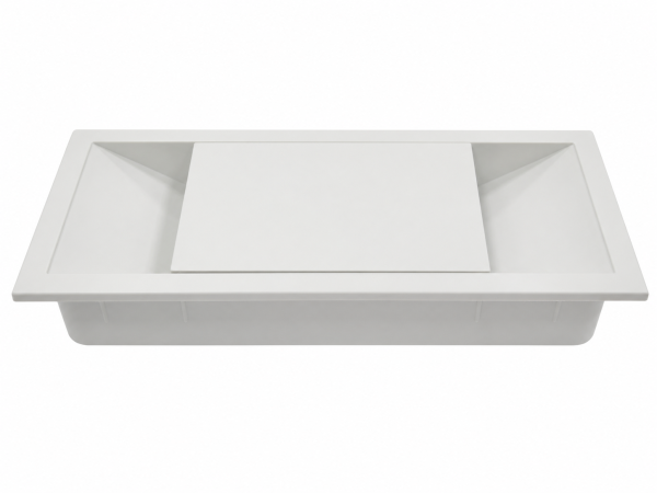 Заглушка компьютерная 156*66*22мм, Белый арт. 1101042 ЗПБ-105