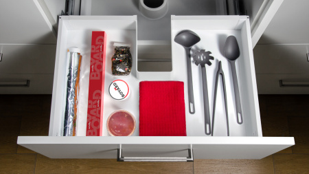 Держатель дна и задней стенки для ящика под мойку SBH29/W