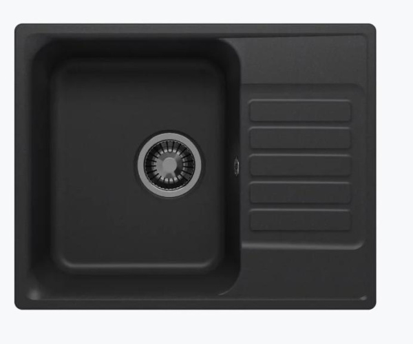 Мойка прямоугольная  Quarzbond Bond-600 (Уголь) арт. 688278