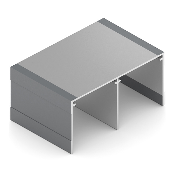 Направл. двухпол. верхняя, Антрацит 1,8м (Aristo) AS0046.VP540.ANKPP.RA