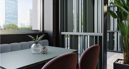 МДФ панель 3052 Серый комфорт матовый 8 гр. (2800*1220*18 мм) AGT 3Р