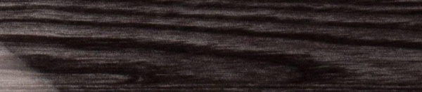 Кромка Вяз черный (Металлик ильм)  ПВХ глянец 1,0*22 (Арт. 306\603)