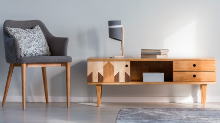 Направляющие механизмы В-Slide DB7772Zn/450 скрытого монтажа с доводчиком