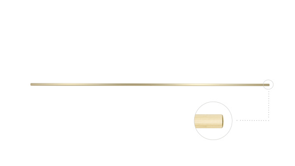 Пруток LINE PR003MBSG.1/960 (MBSG - Матовое брашированное сатиновое золото)