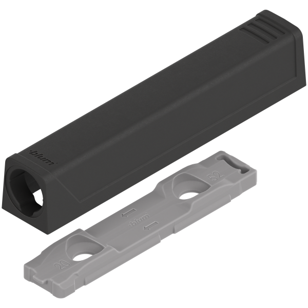 Держатель TIP-ON длинный прямой 20*32 мм 956A1201 CS (карбоновый черный) 
