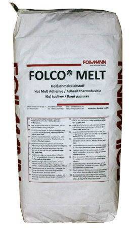 Клей FOLLMANN FOLCO MELT EB 1542 расплав (мешок 25 кг) низкотемпературный (140-160) аналог 611 APEL