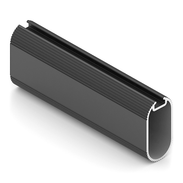 Elips Штанга овальная 15х30, с пазом под демпфер, L= 5650, Чёрный матовый AA0733.VP565.BKSPC.CJ