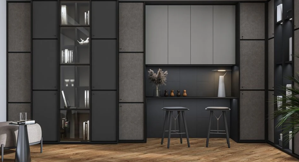 МДФ панель 3048 Элитный серый матовый 8 гр. (2800*1220*18 мм) матовый AGT 3Р