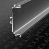 KB91 Профиль горизонтальный C-образный для нижних баз 4м, Латунь (А21) MODUS