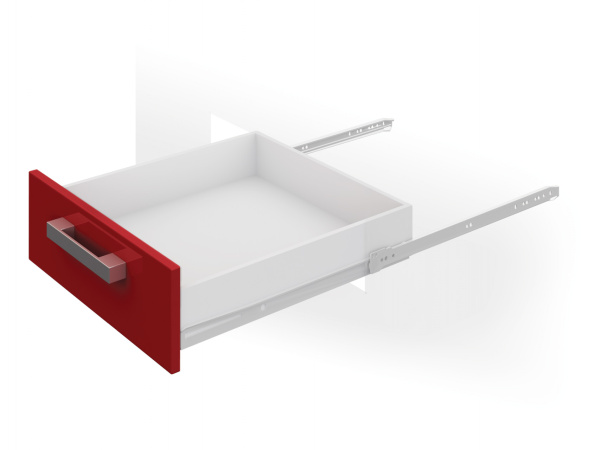Направляющие роликовые DS 01W.1/ L300 (Белые) Boyard