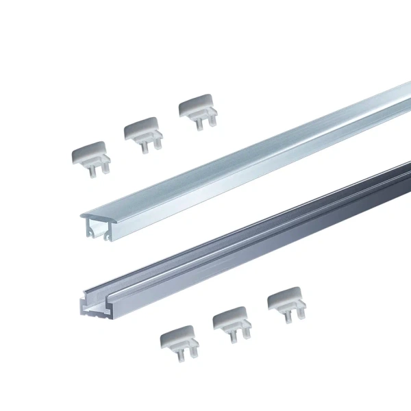 КСС алюм.профиль 1510Т врезн.+диффузор+(3+3) загл., L=3м, Серебр. 19,143.38.507 (GLS)