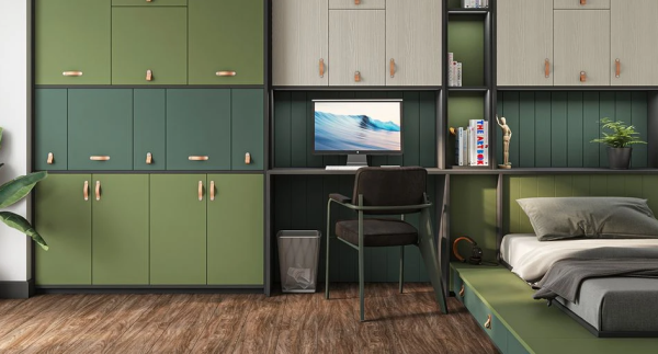 МДФ панель 3051 Каретта грин матовый 8 гр. (2800*1220*18 мм) AGT 3P