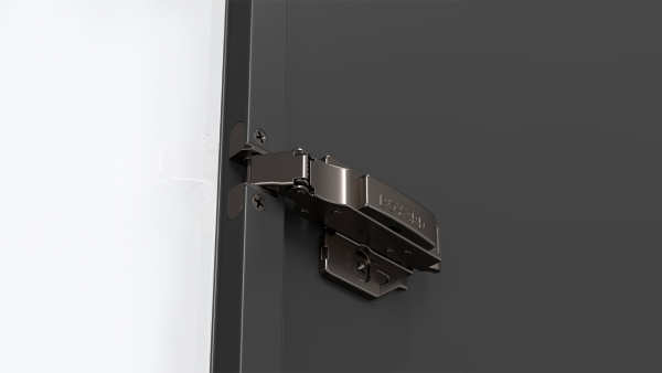 Мебельная петля EVO FRAME S H813A/BN с пружиной и амортизацией Clip-on для фасадов из AL