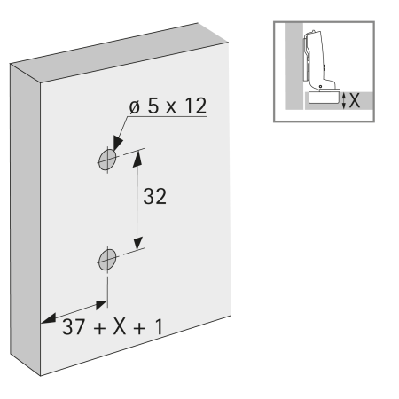 9071626 Крестообразная монтажная планка System 8099 Sensys, Intermat, L37, D1,5мм. евровинты